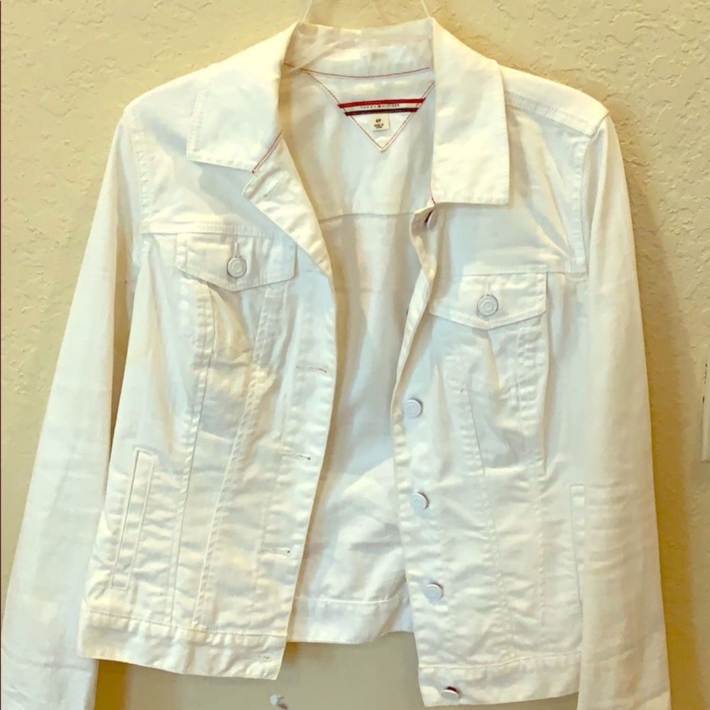 Tommy Hilfiger White Jean Jacket
